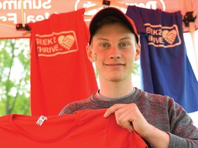 Tillsonburg's Patrick MacDougall, 17, started Seek 2 Thrive to benefit local youth athletics, and homelessness in the region.