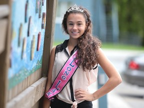 Faith Davis recently made the top 10 at Miss North Ontario, held May 11-13, and is a delegate in the Miss Teenage Canada pageant, to be held in Toronto Aug. 7-13.