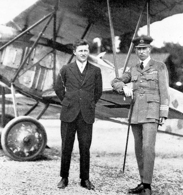 Billy Bishop and Billy Barker, both First World War Victoria Cross winners, were partners in an early Canadian air freight service that operated for a short time from the Dufferin St. airfield. Today, the airport on Toronto Island honors Bishop (as does the field in Owen Sound — Bishop’s hometown — so check your boarding pass) while Barker was recognized with the naming of what was Century Airport, the then-National Air Transport Airfield located on north Dufferin St. The ceremony took place on June 6, 1931 — a little more than a year after Barker’s death on March 12, 1930. (City of Toronto Archives)