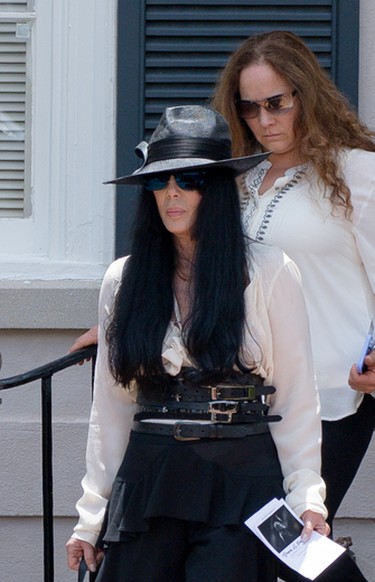 Singer Cher attends the Gregg Allman funeral on June 3, 2017 in Macon, Ga.   (Marcus Ingram/Getty Images)