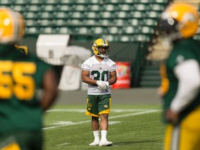 John White missed the Eskimos' Grey-Cup winning season with a torn achilles sustained at 2015 training camp. (Ian Kucerak)