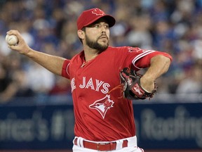 Pitcher Ryan Tepera has proven to be a late-inning calibre reliever for the Blue Jays this season. (Fred Thornhill/The Canadian Press)