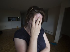 Mandy, not her real name, was forced to leave her TCHC apartment recently as she feared for her safety. (STAN BEHAL/TORONTO SUN)