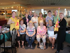 Submitted photo
Members of the Pink Dragons gathered to reflect on their successes both on and off waters. The local rowing team consists of breast cancer survivors.