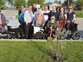 From left, Ritz Lutheran Villa resident Dorothy Hehn, President of Resident Council Zena Bardecki, family council member Bob Martin, Anne Kelly, Ralph Jordan, Administrator Jeff Renaud, Thelma Kudelka, Pat Young, Cliff Kemp, resident Adelle Rose, family council member Margaret Scherbarth, Anne Marie Heckman, Elaine Young and Zamie Neshaw. SUBMITTED