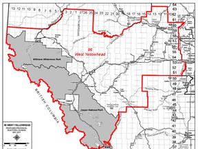 Under the Alberta Electoral Boundaries Commission’s interim report, the Town of Whitecourt and Woodlands County would become the northeastern portion of the West Yellowhead riding (pictured), while most of Lac St. Anne County would join the new riding of St. Anne-Stony Plain (Alberta Electoral Boundaries Commission).