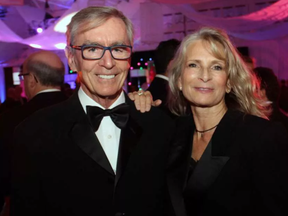 Michael Potter is seen with his partner, Diane Cramphin, at 2015's Ashbury Ball. (Caroline Phillips, Postmedia)