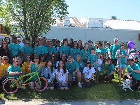 Approximately 90 people attended the Butterfly Kisses Jayden Stad Foundation’s Second Annual Walk for Brain Tumour Awareness held on Sunday, May 28.