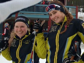 Youth athletes, Ileana Moody and Kathryn Oakey-Ayroud, pose for a photo.