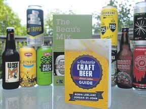 Authors Robin LeBlanc and Jordan St. John have created a brewcationers bible with the second edition of the Ontario Craft Beer Guide. The guide adds 100 new breweries that have opened in Ontario. (Wayne Newton/Special to Postmedia News)