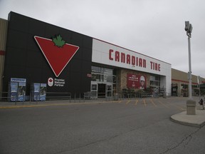 The Canadian Tire store located in the Cedarbrae Mall in Scarborough on Tuesday, June 6, 2017. INSET has joined the Toronto Police in investigating a case in which Rehab Dughmosh, 32, a mother of two, allegedly swung a golf club at employees at the store located in the Cedarbrae Mall on Saturday — at the same time as the deadly terror attacks in London. (VERONICA HENRI/TORONTO SUN)