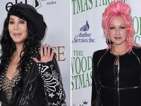 Cher, left, and Cyndi Lauper (Getty Images)