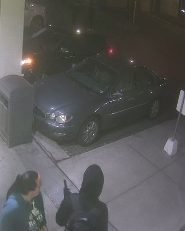 Security camera image of pre-home invasion
