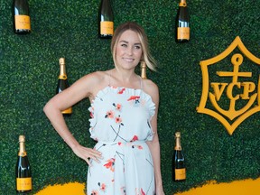 Designer/TV personality Lauren Conrad attends the Seventh Annual Veuve Clicquot Polo Classic at Will Rogers State Historic Park on October 15, 2016 in Pacific Palisades, California. (LILLY LAWRENCE/AFP/Getty Images)