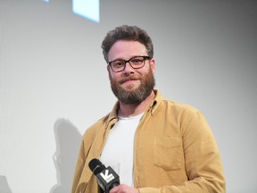 Actor/producer Seth Rogen speaks onstage during the 'The Disaster Artist' premiere 2017 SXSW Conference and Festivals on March 12, 2017 in Austin, Texas. (Photo by Matt Winkelmeyer/Getty Images for SXSW)