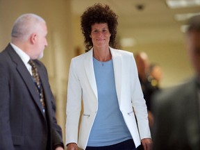 Andrea Constand arrives to Bill Cosby's sexual assault trial at the Montgomery County Courthouse in Norristown, Pa., Wednesday, June 7, 2017. Mark Makela/Getty Images