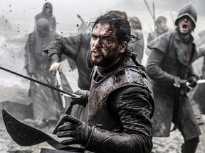 Kit Harington as Jon Snow in a scene from Game of Thrones. (HBO Photo)