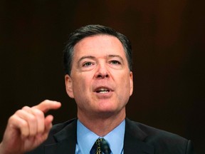 An ex-intelligence contractor is suing controversial ex-FBI chief James Comey, claiming the bureau is covering up widespread surveillance on Americans. (GETTY IMAGES)