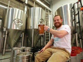 Anderson Craft Ales president Gavin Anderson hopes to add some new beers to its expanding lineup. (MIKE HENSEN, The London Free Press)