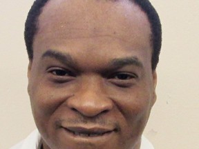 This undated photo released by the Alabama Department of Corrections, shows Robert Bryant Melson, in Atmore, Ala. Melson is scheduled to be executed June 8, 2017, in Alabama by lethal injection after being convicted of killing three fast food restaurant employees during a 1994 robbery. (Alabama Department of Corrections via AP)