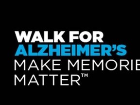 Alzheimer walk logo