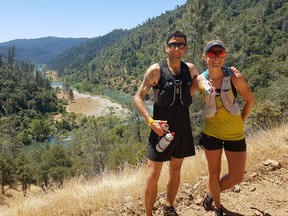 Photo supplied by Troy Dzioba
Endurance runners Troy Dzioba and Alissa St. Laurent in California.