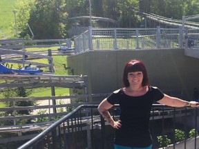 Erin Ball at Blue Mountain, where her experience on the Ridge Rider brought her to tears — of happiness. (Submitted photo)