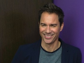 Actor Eric McCormack is pictured in Toronto as he promotes the television sitcom "Will and Grace" , on Thursday, June 8, 2017. THE CANADIAN PRESS/Chris Young