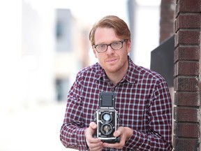 Local film maker Mathieu Seguin in Sudbury, Ont. on Wednesday June 7, 2017. Seguin has been accepted into the American Film Institute.Gino Donato/Sudbury Star/Postmedia Network