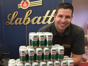 One statistic Scott Durnin pointed to as an example of his company?s green commitment is how Labatt has reduced its water use by 46 per cent since 2006. (DEREK RUTTAN, The London Free Press)