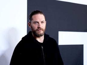 Actor Tom Hardy arrives at the Winter TCA Tour FX Starwalk at Langham Hotel on January 12, 2017 in Pasadena, California. (Photo by Matt Winkelmeyer/Getty Images)
