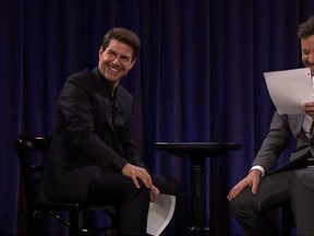 Tom Cruise and Jimmy Fallon have fun reading scripts written by children this week during The Tonight Show's Kid Theater skit. (YouTube/The Tonight Show Starring Jimmy Fallon)