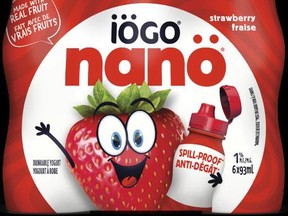 Ultima Foods is recalling seven Iogo yogurt products because they may contain pieces of plastic. (Canadian Food Inspection Agency)