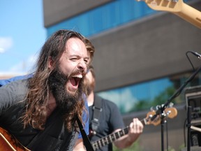 Lead singer Tyler Anthony of Cereus Bright from Knoxville, Tenn., belts out the vocals during last August?s festival. (WAYNE NEWTON, Special to Postmedia News)