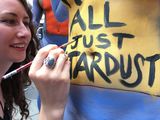 Nude models with slogans painted on gather in Times Square | Toronto Sun
