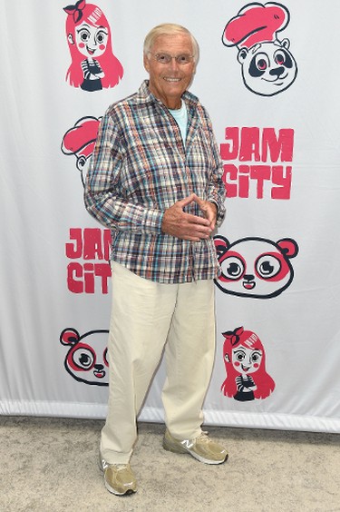Adam West attends "Family Guy Another Freakin' Mobile Game" live-stream on May 2, 2017 in Culver City, Calif.  (Joshua Blanchard/Getty Images for Jam City)