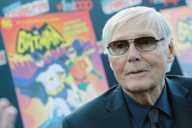 Adam West attends the "Batman: Return of the Caped Crusaders" press room at New York Comic-Con - Day 1 at Jacob Javits Center on Oct. 6, 2016 in New York City. (Mike Coppola/Getty Images)