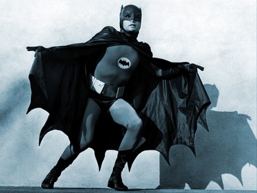 An early promotional photo of Adam West as Batman. (Supplied/File Photo)
