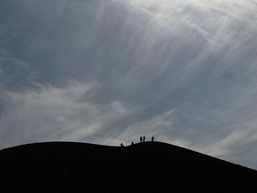 In this photograph taken on Feb. 17, 2016, Afghan security forces patrol following an operation in Achin district in Nangarhar province. (NOORULLAH SHIRZADA/AFP/Getty Images)