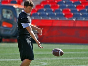 Kicker Brett Maher is back with the Redblacks. (Darren Brown/Postmedia Network/Files)