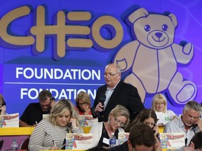 JJ Clarke participates in the CHEO telethon at the EY Centre during the 2016 broadcast.  Patrick Doyle/Postmedia