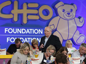 JJ Clarke participates in the CHEO Telethon at the EY Centre. PATRICK DOYLE / .