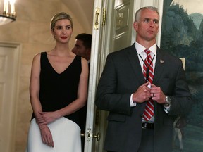 Ivanka Trump, assistant and daughter of President Donald Trump, attends a bill signing in the Diplomatic Reception Room of the White House June 2, 2017 in Washington, DC. (Photo by Alex Wong/Getty Images)