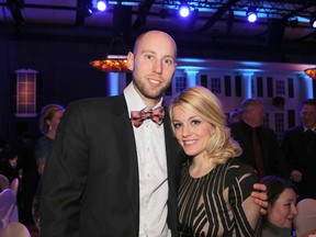 Craig and Nicholle Anderson were all smiles at the Ferguslea Senators Soirée held at the Hilton Lac Leamy on Feb. 4, 2015. (Greg Kolz)