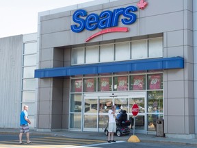 A Sears Canada outlet is seen Tuesday, June 13, 2017 in Saint-Eustache, Quebec. The retailer has warned Tuesday there are doubts about its ability to continue operating, and says it may have to restructure or be sold. (CANADIAN PRESS/Ryan Remiorz)