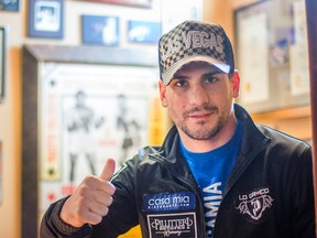 Canadian boxer Phil Lo Greco poses for a photo on March 10, 2015. (Bob Tymczyszyn/Postmedia Files)