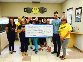 Sudbury Credit Union will host its 20th annual barbecue and raffle on June 30 in  support of Camp Quality Northern Ontario. Photo supplied