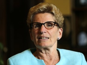 Ontario Premier Kathleen Wynne speaks with The Toronto Sun in her office at Queen's Park in Toronto, on Tuesday, June 13, 2017. (MICHAEAL PEAKE/TORONTO SUN)