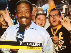 Screenshot of KDKA-TV's Bob Allen reporting. (YouTube screen grab)