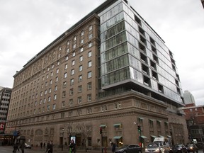 File photo of the Ritz-Carlton building in Montreal in 2014. (Vincenzo D'Alto / Montreal Gazette)